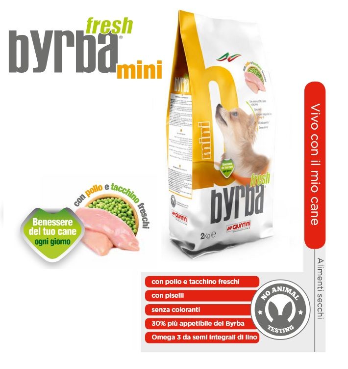 Byrba Fresh Mini alimento secco per cani di piccola taglia
