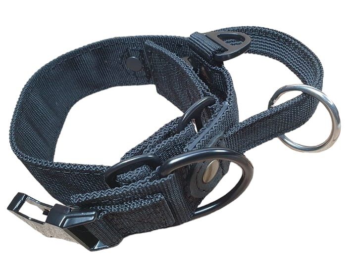 Collare K9 in nylon regolabile con Maniglia per addestramento eurodog