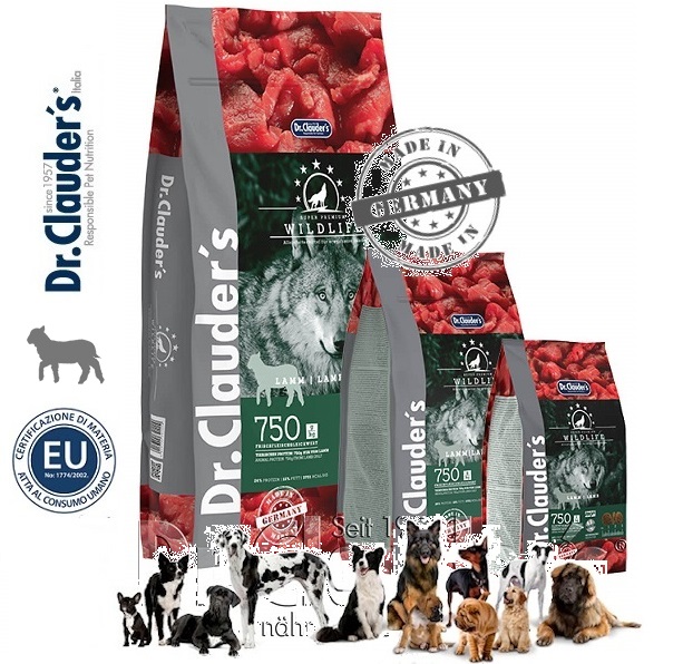 Wildlife Agnello Alimentazione Naturale per Cani, contenuti in 850g di carne fresca ad uso umano