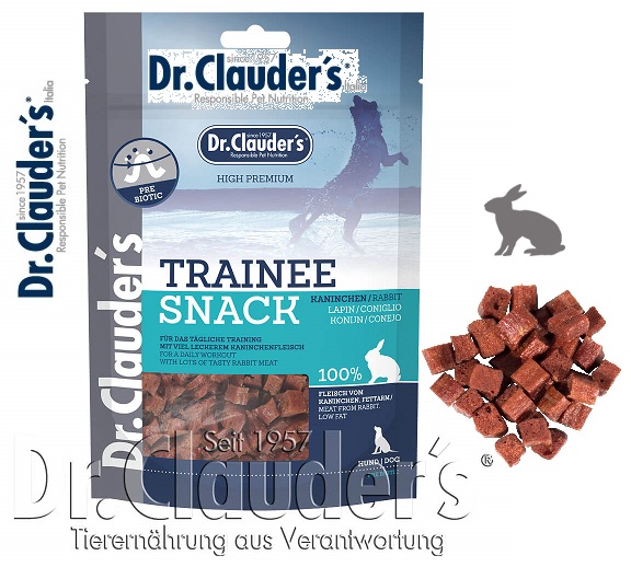 Dr. Clauder Snack di carne in Cubetti gusto 100% Coniglio