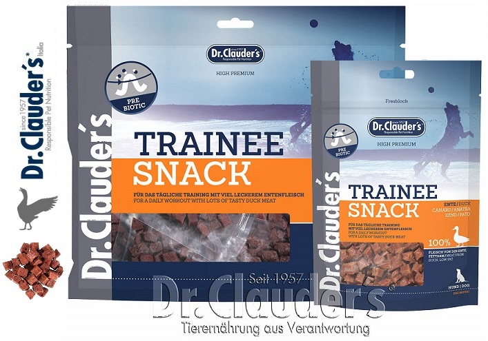 Dr.Clauder's Snack 100% carne di manzo in cubetti (80g/500g) distribuito da eurodog