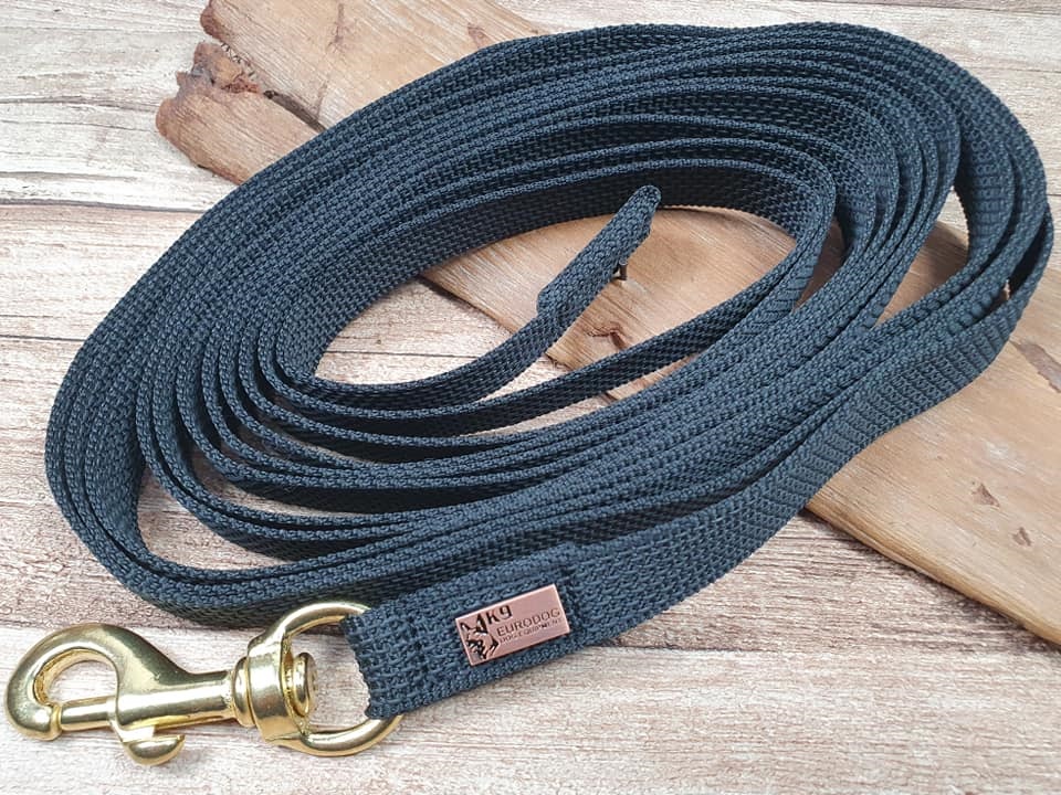 Guinzaglione EURODOG da Addestramento in Nylon Gommato super  Leggero 5/10 mt