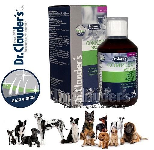 Complex 10 Multiol Combinazione di Oli Naturali per cani Dr.Clauder's