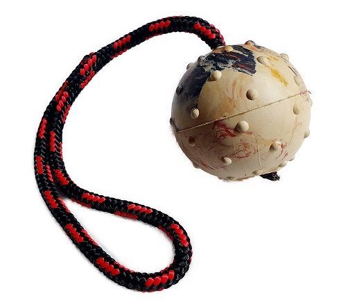 Palline in Gomma con cinturino da lancio in corda o antiscivolo, marchio eurodog