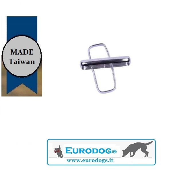 Passante cromato Ottimo per l'uso su collari-eurodog