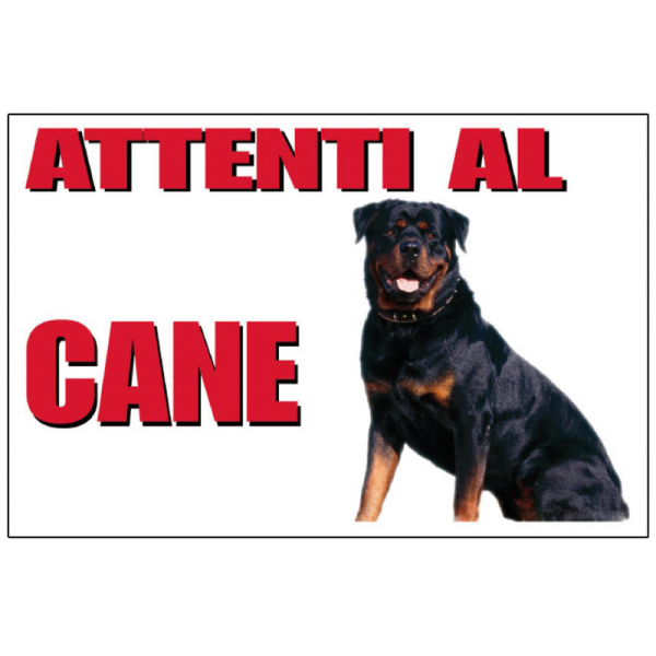 Cartello Attenti al ROTTWEILER