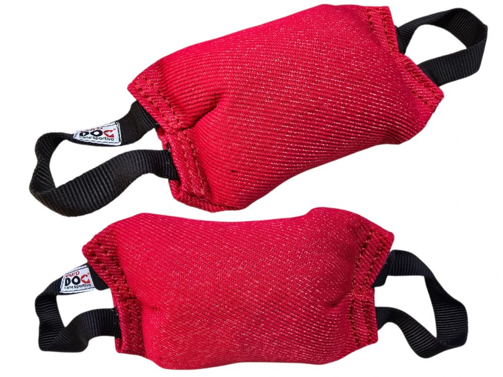 Caramella Palla Gioco da Mordere Rugby in tela francese - 22x12cm, marchio eurodog