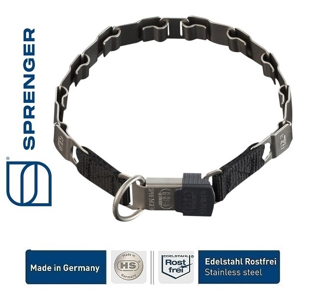 Sprenger Collare NeckTech Fun ClickLock, Acciaio satinato Matt-eurodog