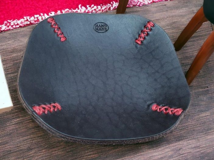 Hexagona Custodia Per Chiavi In Pelle Di Vacchetta – Comfort – Portachiavi In Pelle Granulata – Design Francese