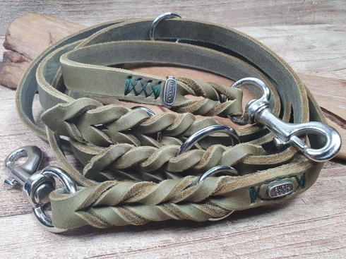 Grand Line Guinzaglio A Strozzo Per Addestramento Cani, 150 Cm Guinzaglio Retriever Per Cani - Foto 3